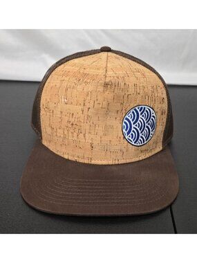 Otto Cork Cap with Japanese Wave Mesh Snapback